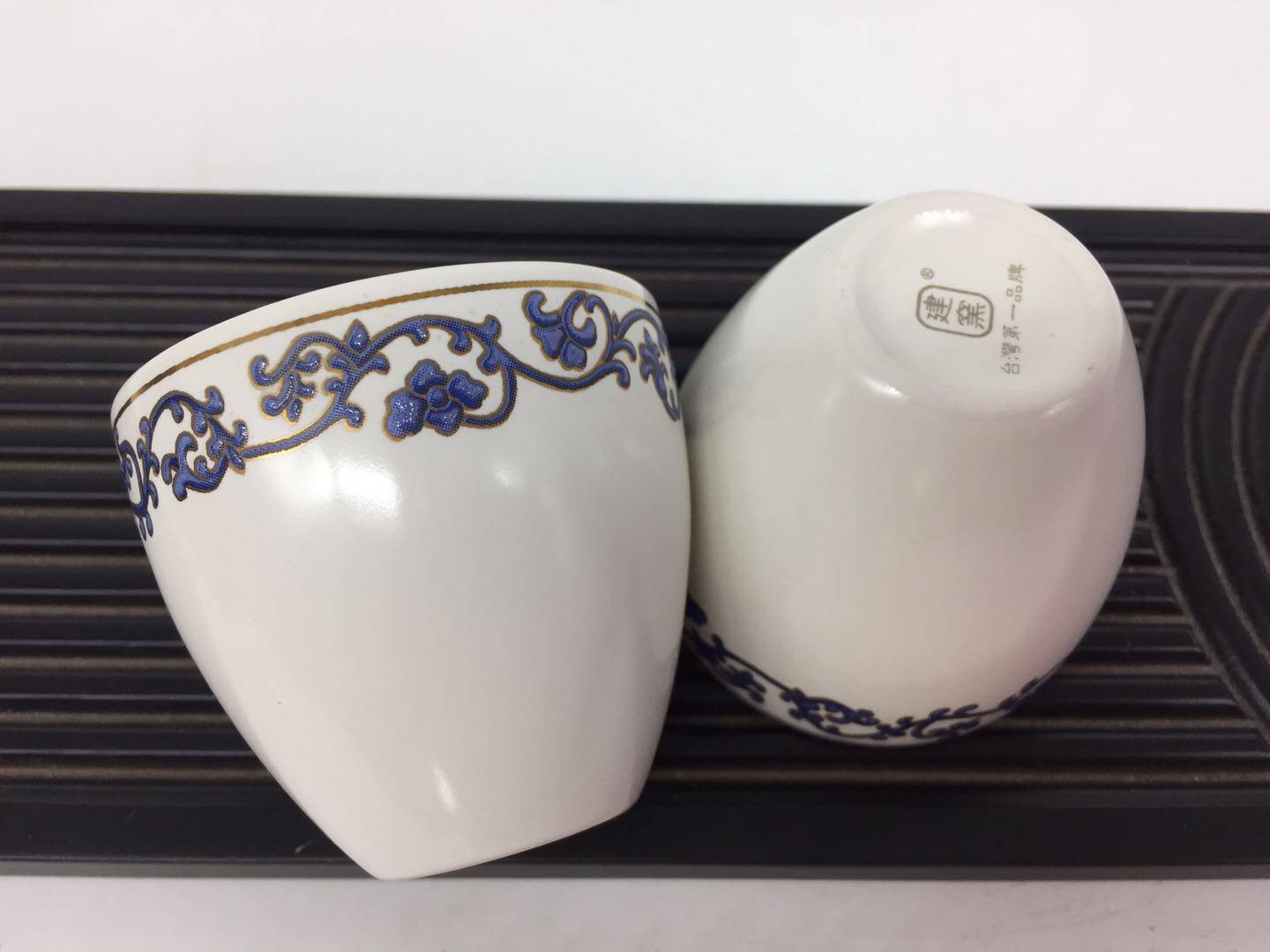 茶具台湾十件6杯1壶青花仿古建窑白仿古定窑电磁炉