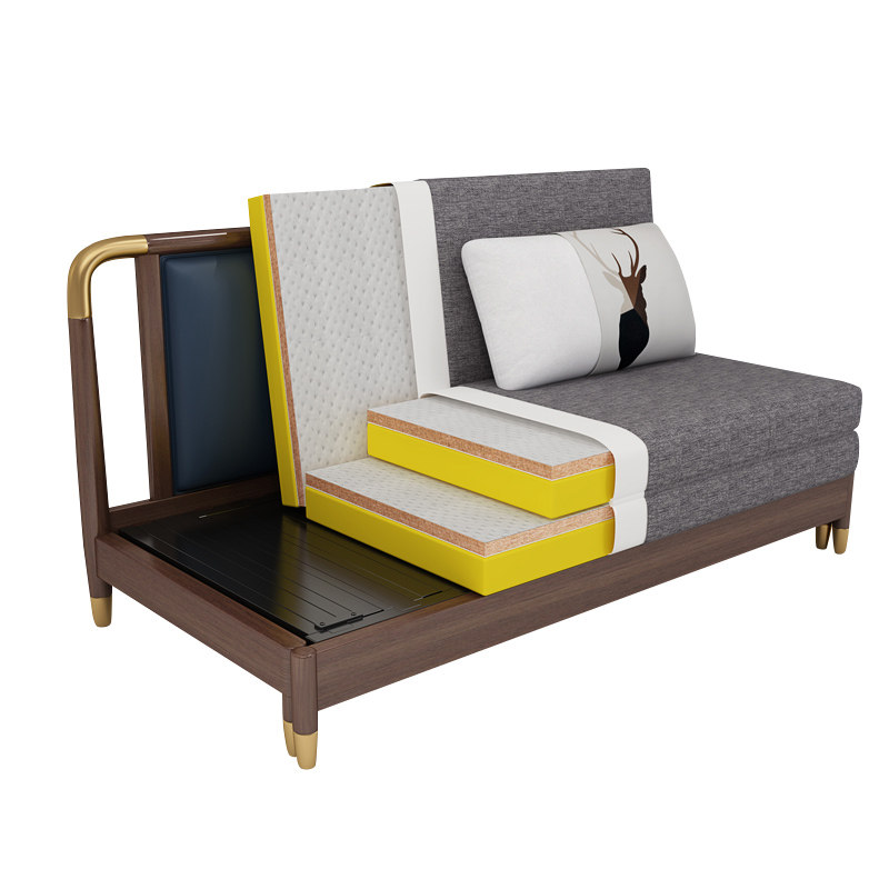 沙发储物两用可折叠双人轻奢小户户型客厅伸缩沙发床