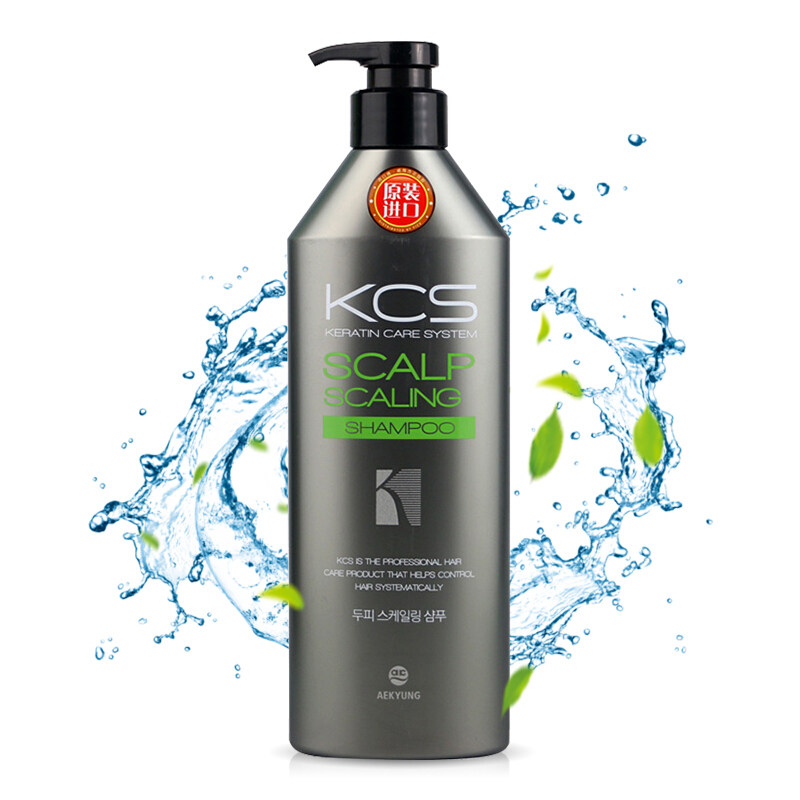 韩国爱敬kcs可希丝清洁舒爽洗发露600ml薄荷清爽洗发水