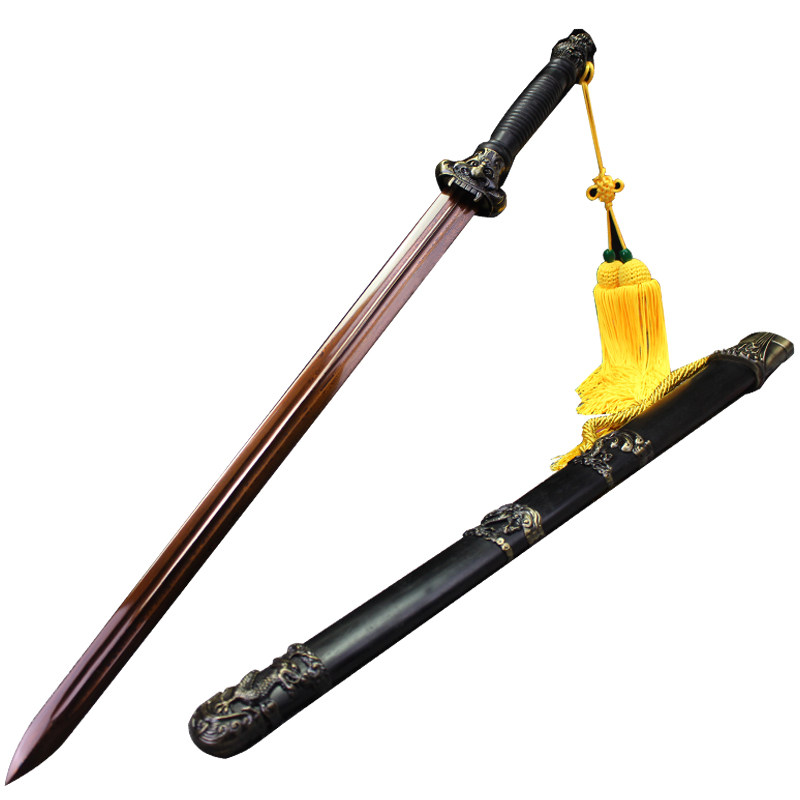 汉剑饕餮龙泉华影宝剑一体刀剑冷兵器刀剑