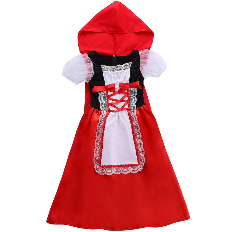 儿童小女孩丹麦传统民族服饰童话公主cos服装装扮连衣裙民族服装