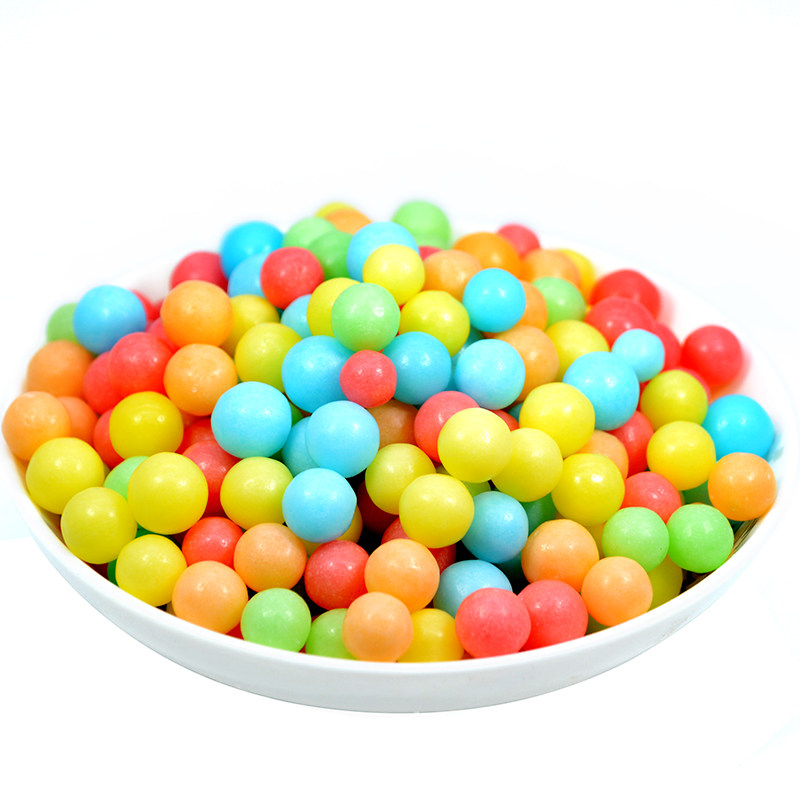 五彩彩色糖豆蛋糕装饰烘焙点缀婚庆结婚喜糖传统糖果