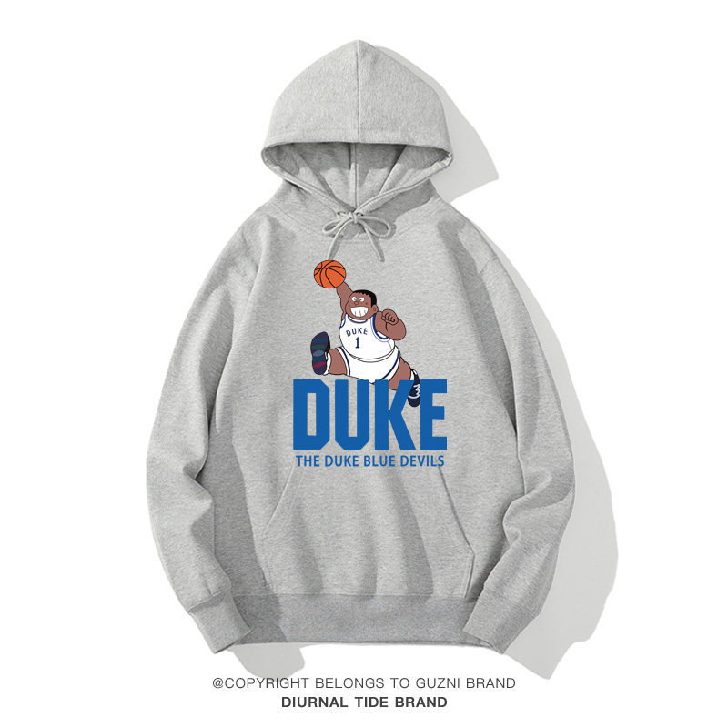 ncaa卫衣男连帽美式篮球训练长袖duke杜克大学卫衣