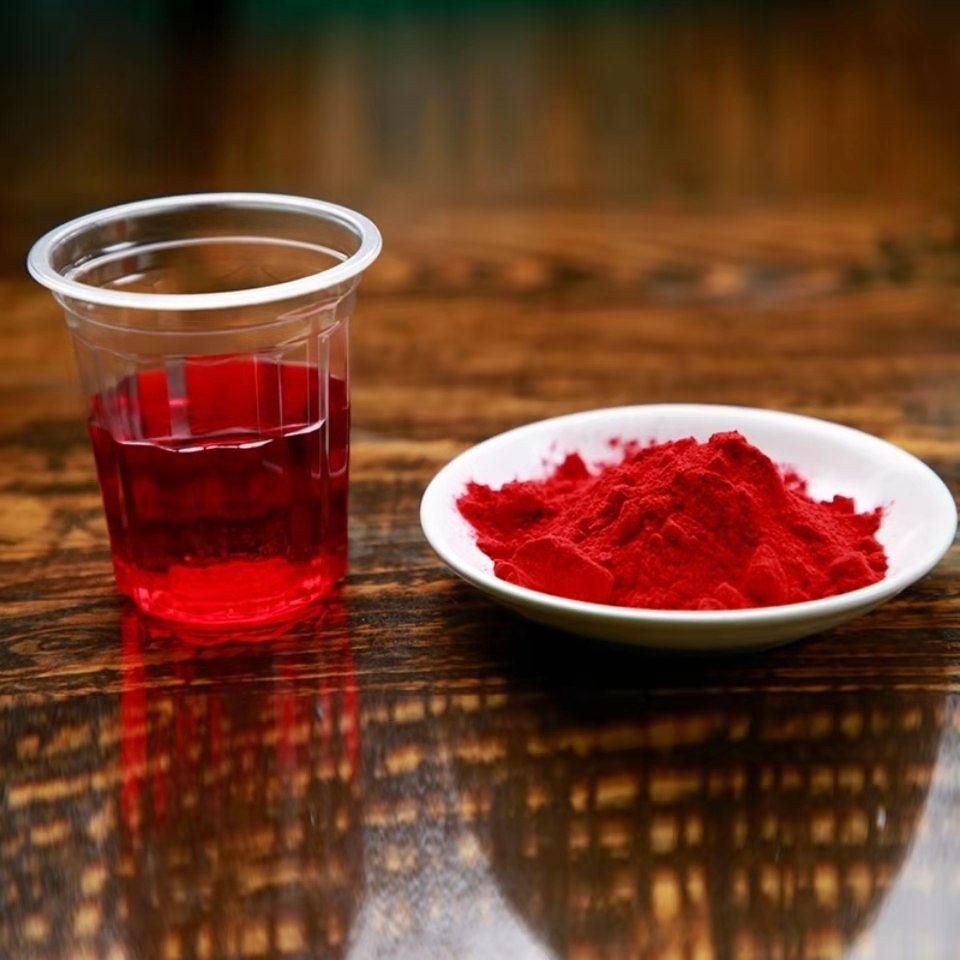 胭脂红色素食品品级色素胭脂红水溶耐高温大红橙红食用色素