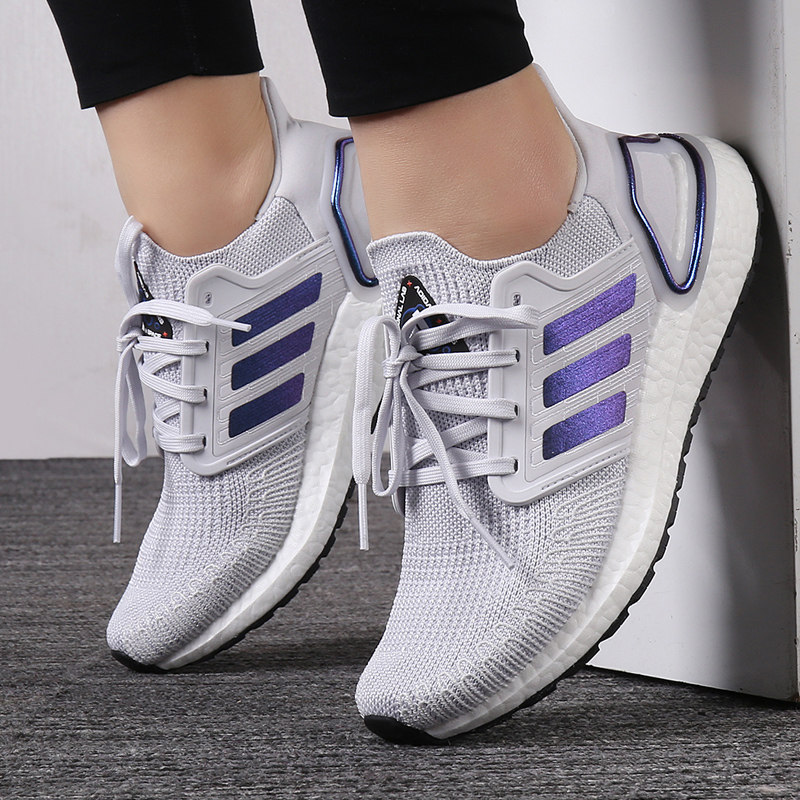 阿迪达斯女鞋2020夏季新款boost ub20减震轻便透气跑步鞋eg0715