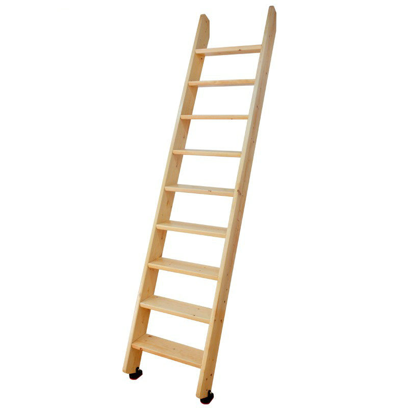 实木直梯家用上下铺小梯子双层高低床梯子防滑直梯家用移动木梯