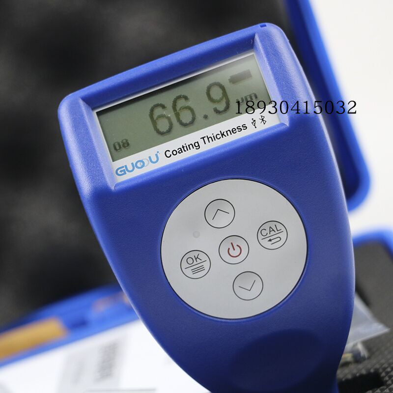 果欧镀层测厚仪gts810fnf铁基铝基膜厚二手车漆膜测厚仪