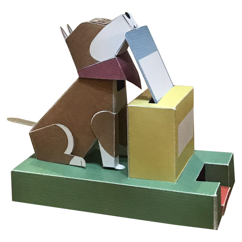 日本中村开己网红动态机关创意成人手工狗狗手工折纸