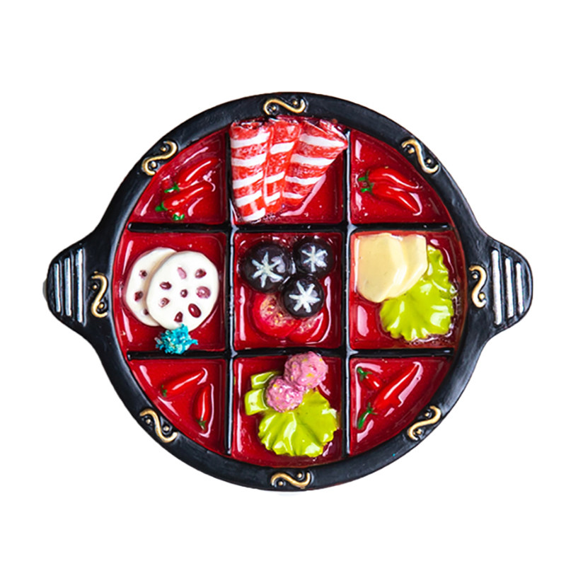 重庆特产纪念品九宫格火锅玩具冰箱贴文创礼品伴手礼磁贴个性创意