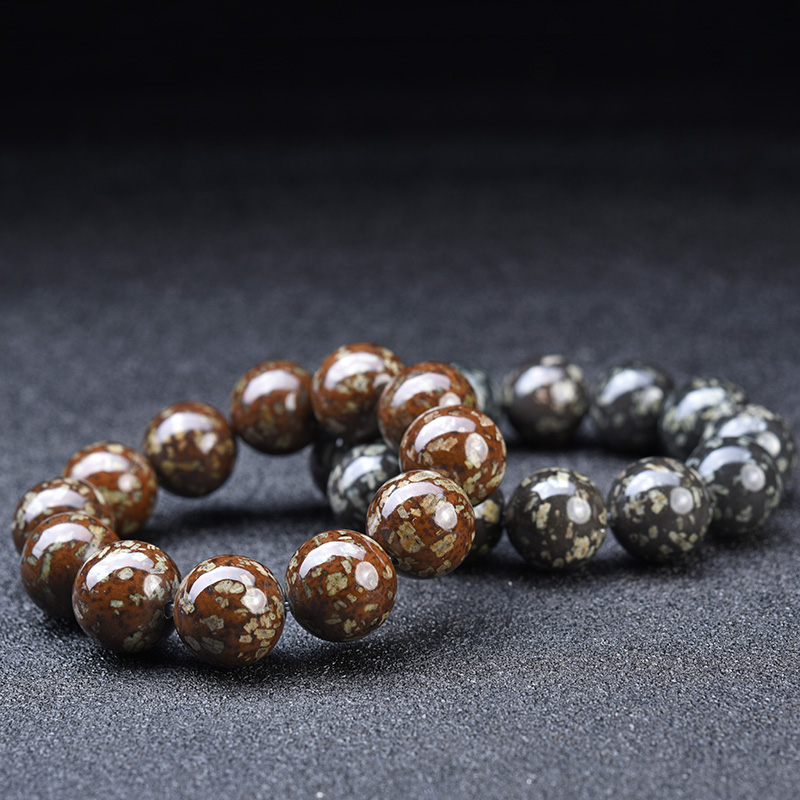 陨石新疆天然手串宇宙能量镍铁手链罗布泊月球手链