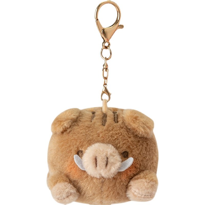 可爱piko猪屁可猪钥匙扣卡通毛绒书包挂件情侣包挂件