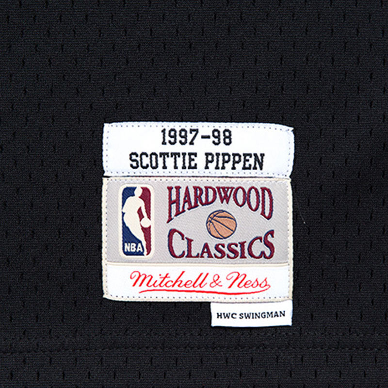 mitchell&ness皮蓬1997 98年公牛sw复古球衣mn男宽松篮球服bf风潮