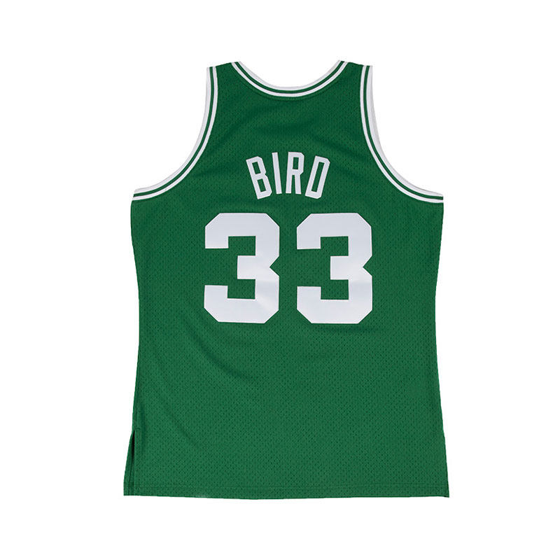 球衣mitchellness伯德8586年凯尔特sw复古mn联名宽松篮球服