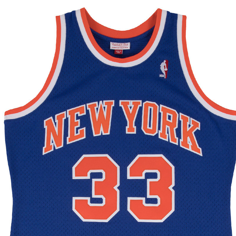 复古mitchellness尤因9192年尼克斯sw球衣mn篮球网眼篮球服