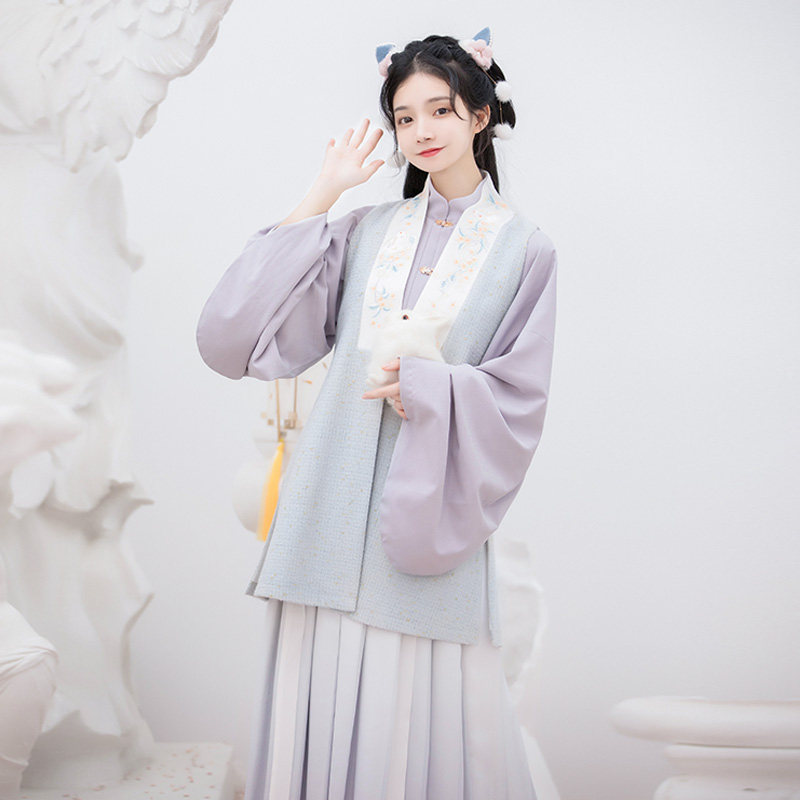 桂花星空第一一篇清水溪汉初原创改良汉服针织汉服