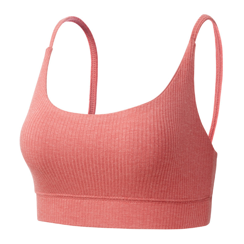 岚纹 跑步聚拢外穿防震运动内衣女健身服个性背心式瑜伽文胸bra