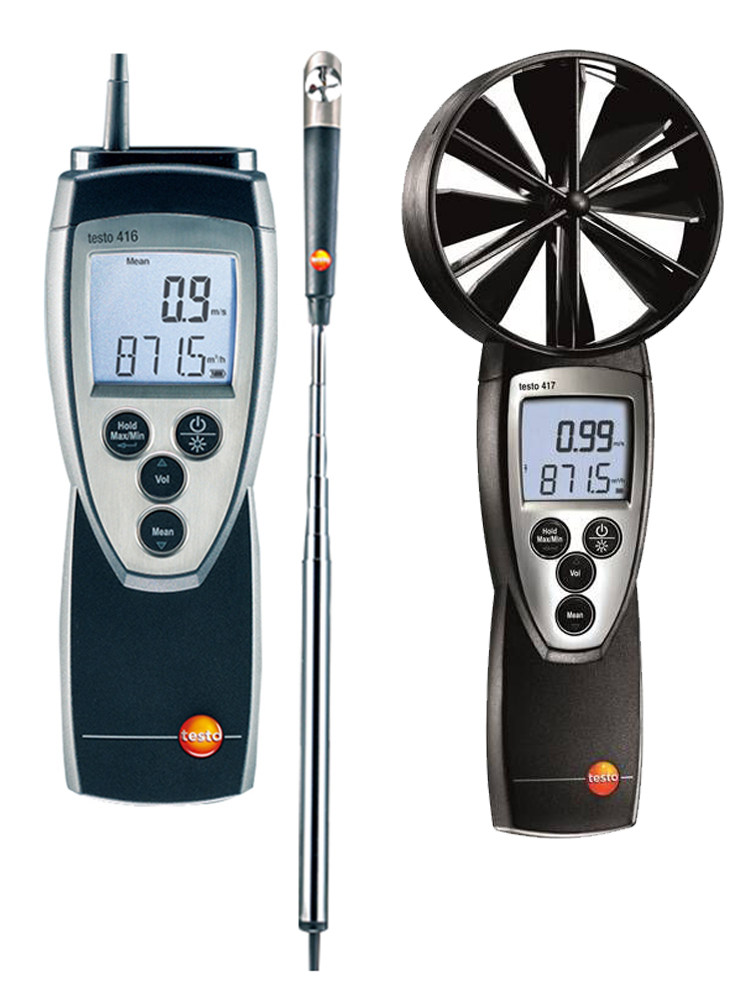 风速德图testo416叶轮式轮式德国高精度手持测量仪器风速仪