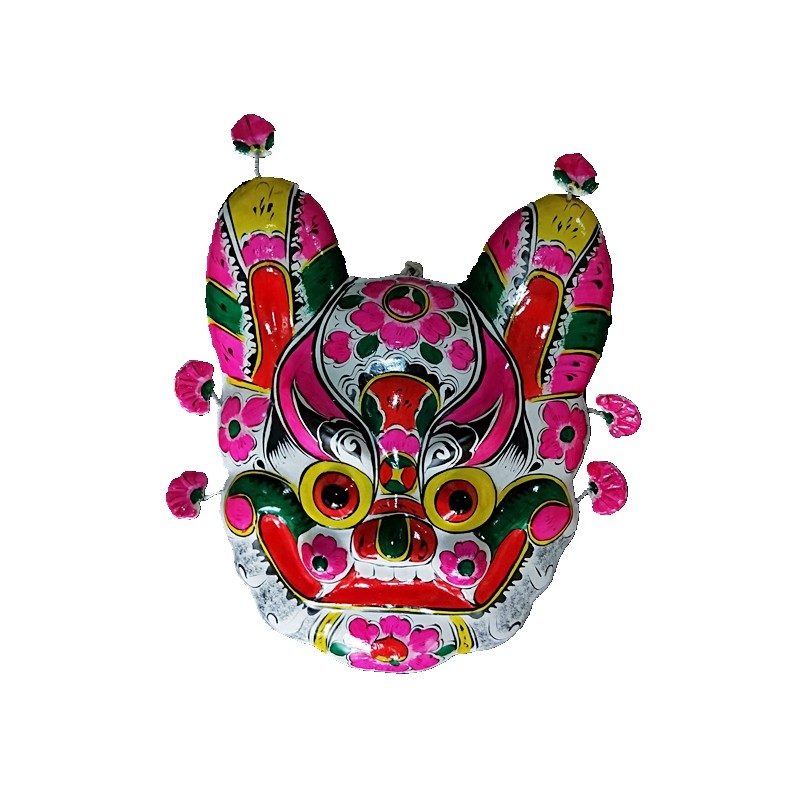 秦雍纯手工陕西凤翔泥塑彩绘挂虎商务礼品非遗文化泥人