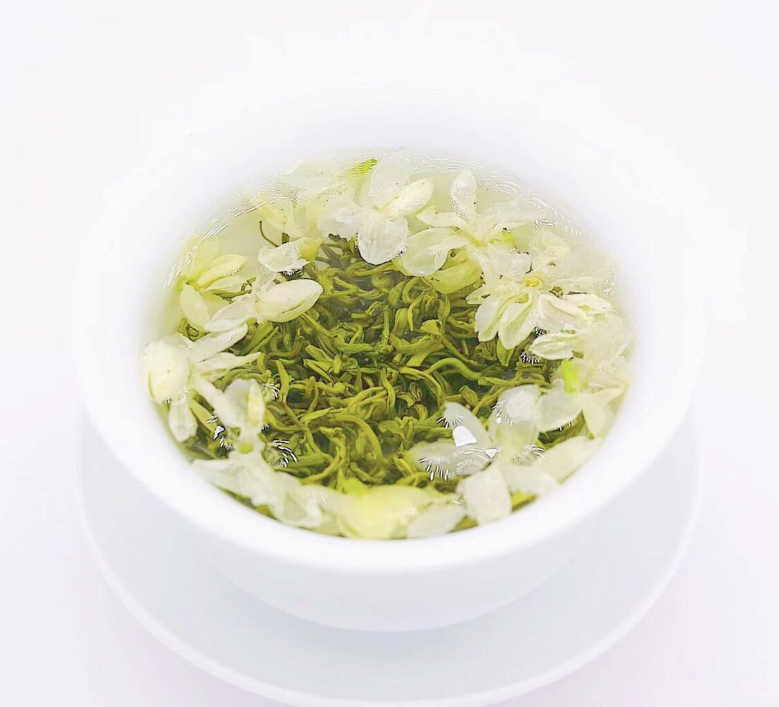 峨眉山高山茉莉花茶叶花毛飘雪新茶特级浓香香型其它绿茶