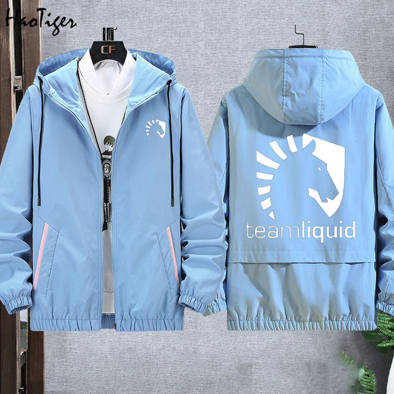 teamliquid战队电竞液体队服dota2马头连帽开衫夹克
