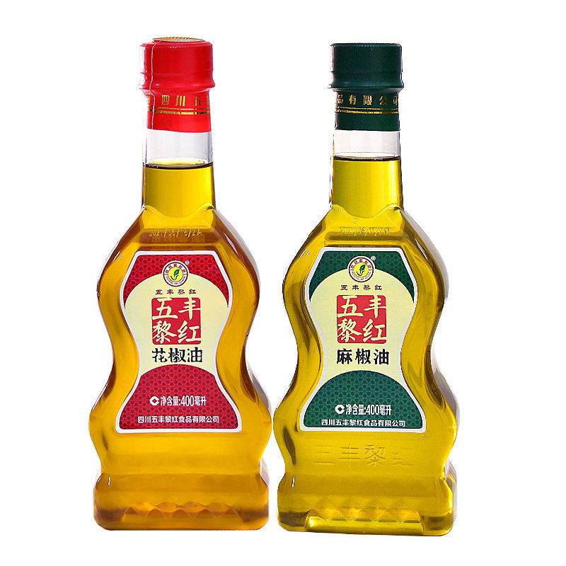 四川五丰黎红麻椒油400ml花椒油400ml青花椒藤椒家用麻油特麻包邮