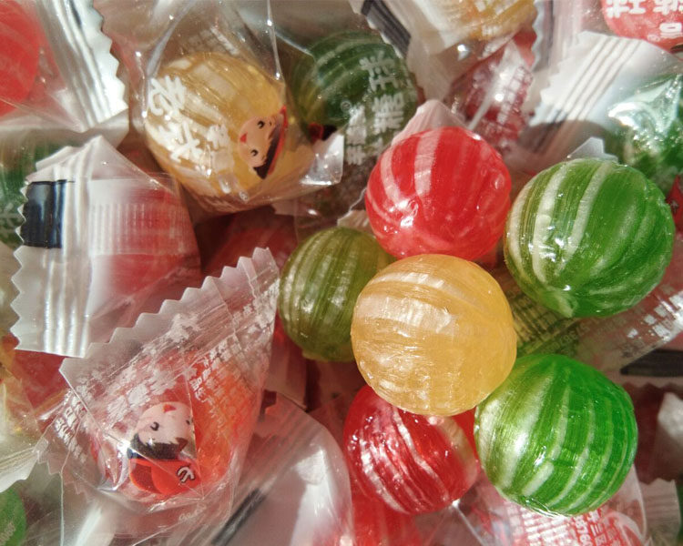 东北老式糖球水果糖硬糖儿时回忆零食食水果味糖果