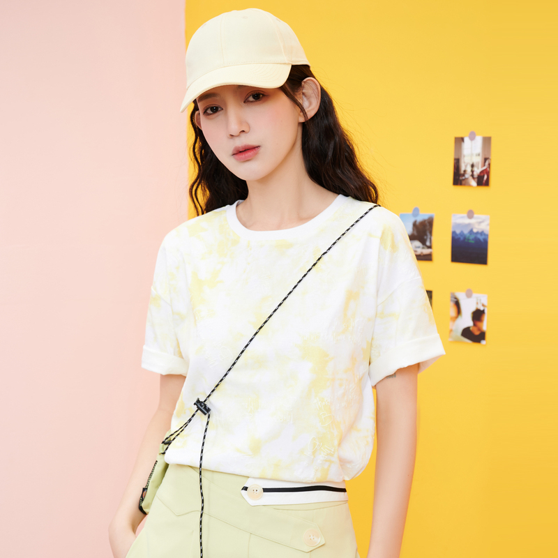 快鱼服饰宽松个性短袖t恤