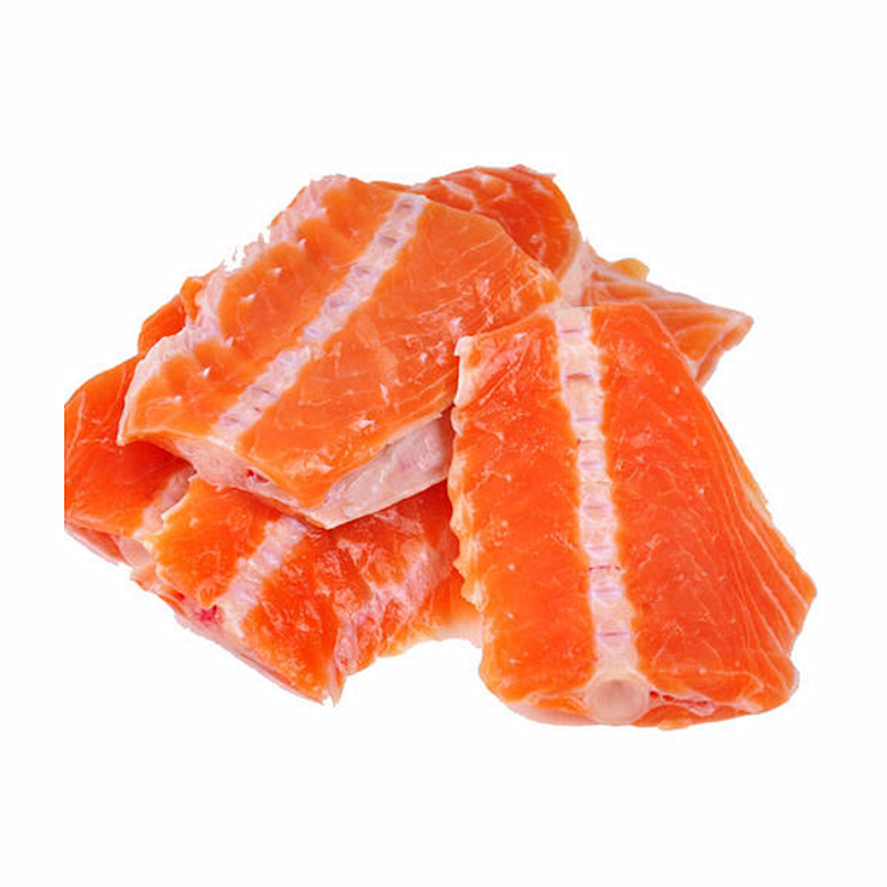 挪威进口空运新鲜冰鲜三文鱼鱼骨鱼排鱼中骨500g成都海鲜配送