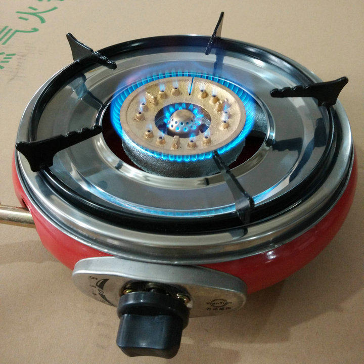 包邮红外燃气灶单个小型煤气炉户外简易小液化气灶节能小圆炉野炊