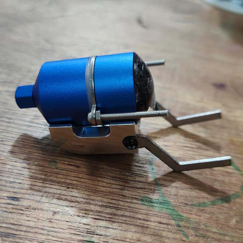 可视锚鱼高清水下摄像头底座不锈钢支架可调调节探鱼器