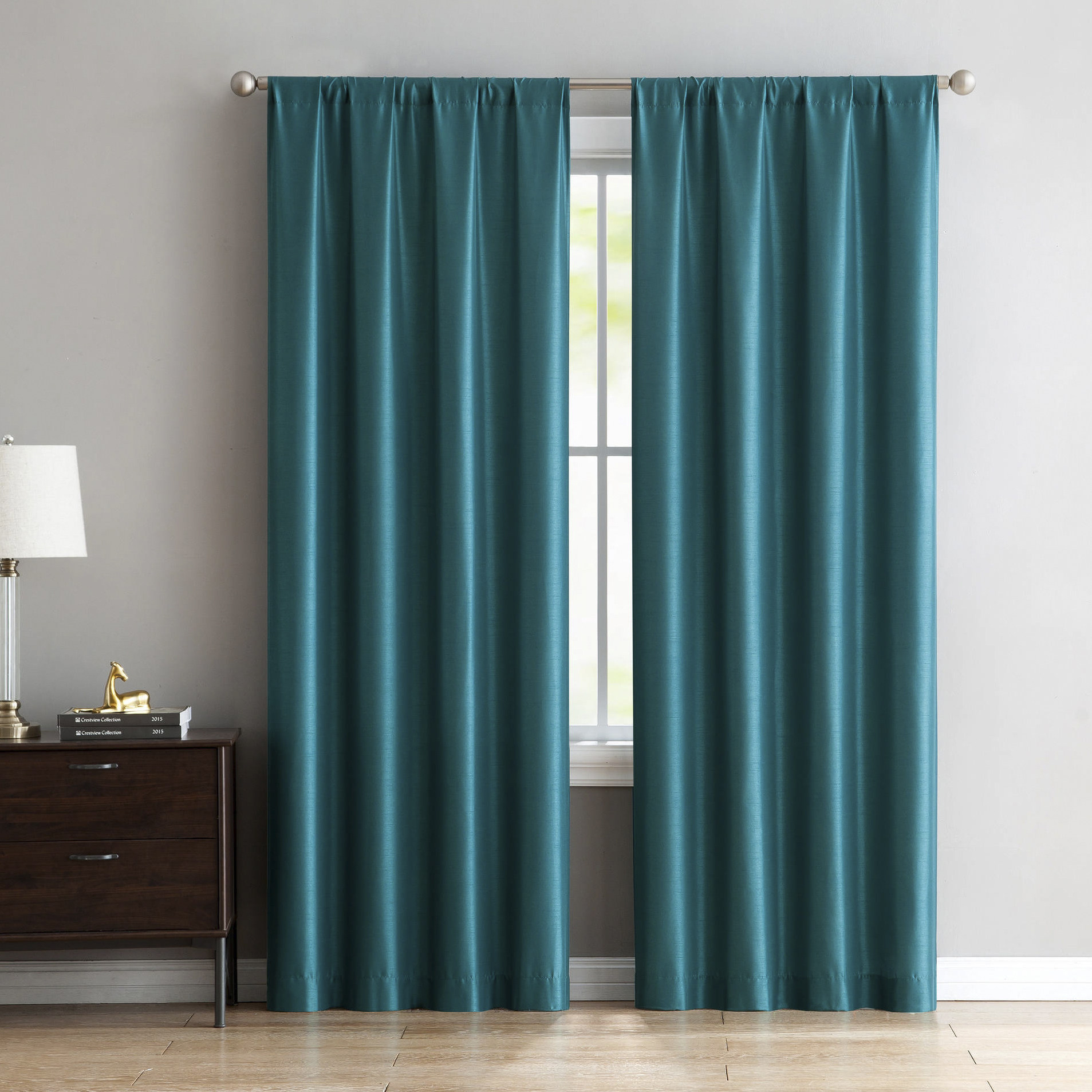 真丝设计师上门包安装安装丝绸轻奢现代简约仿真孔雀定制窗帘