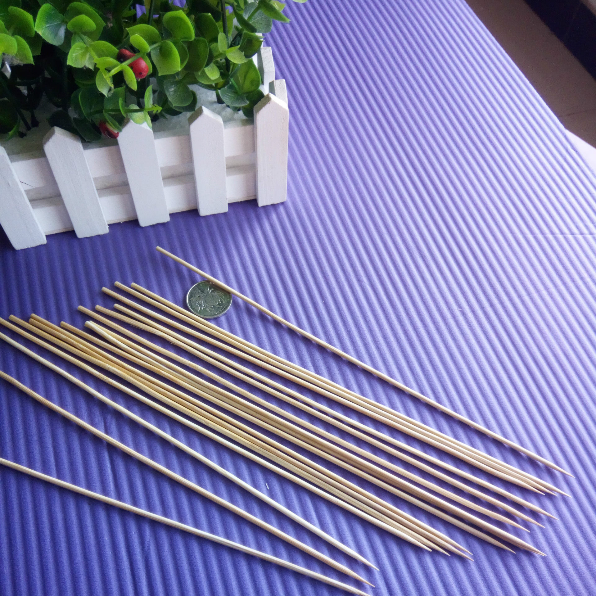 5mm35cm串串香炸串麻辣烫一次性签子竹签