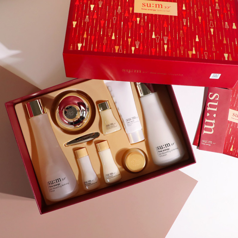 韩国苏秘sum37呼吸时光能量套盒修护肌底水乳面部护理套装