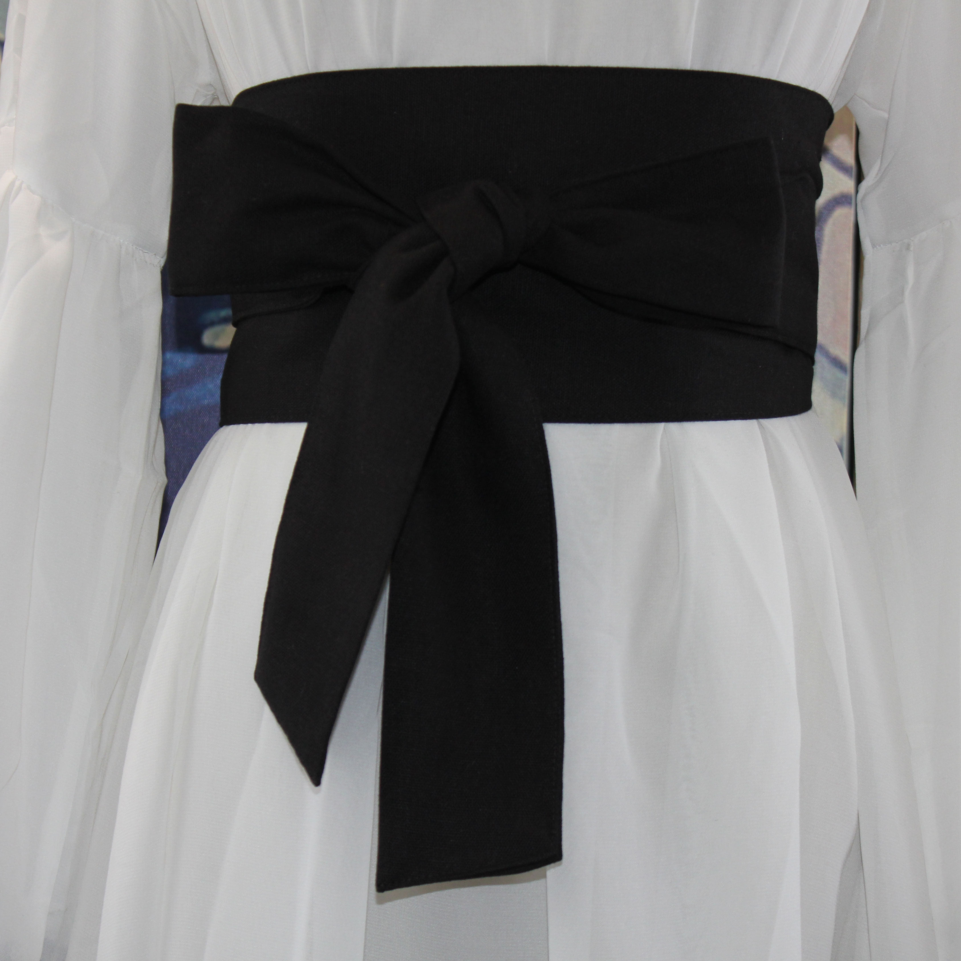 配件腰带腰封蝴蝶结风大日式和服大人手工棉麻腰带