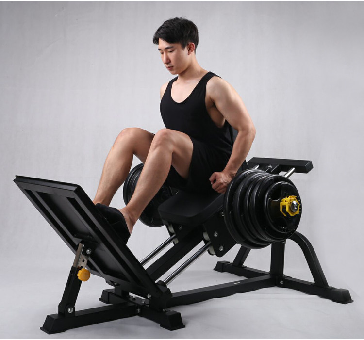 蹬腿肌肉训练器坐姿斜蹬力量康华健身男女女式美腿机