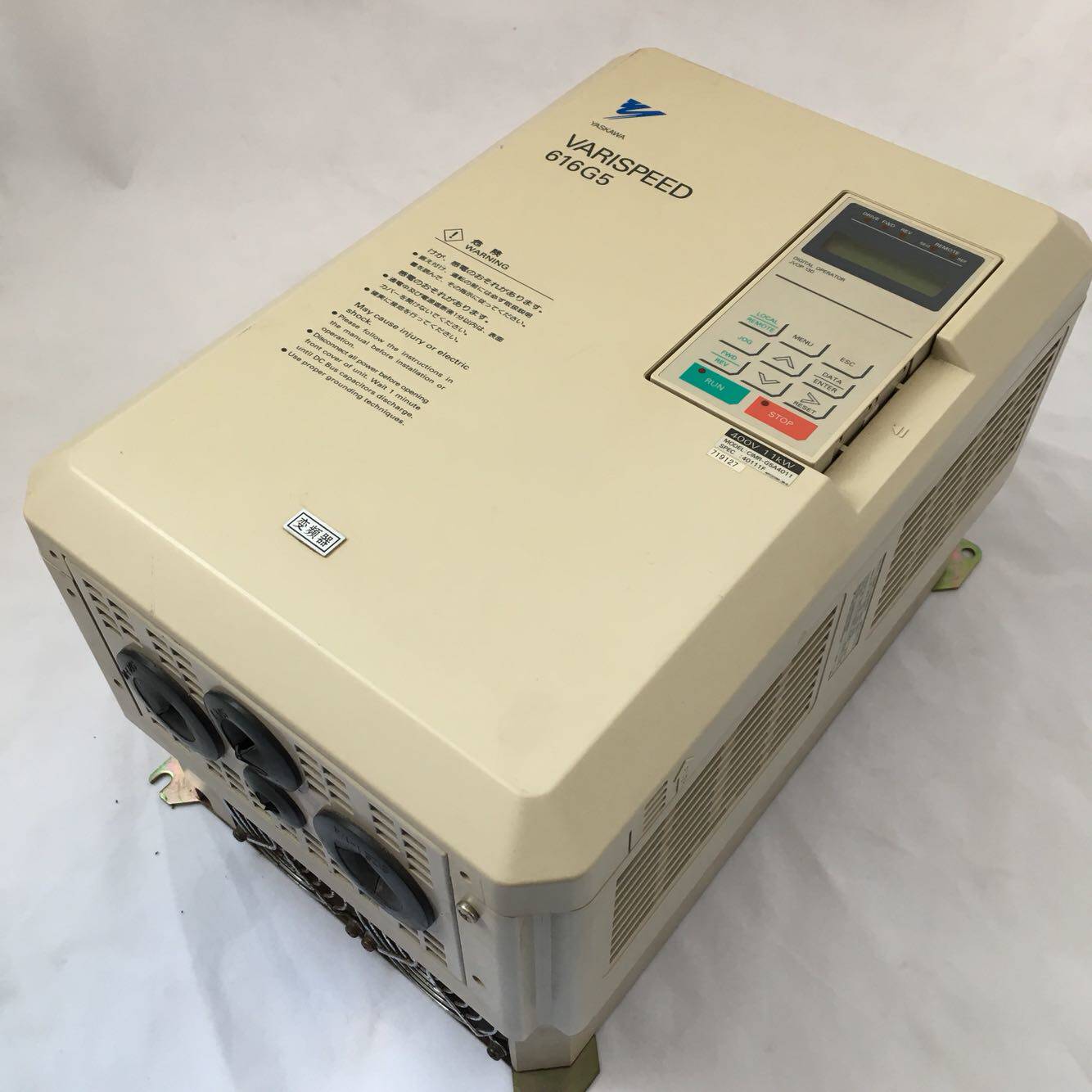 拆机安川变频器616g515kw380v包好cimr-g5a4015现货质保变频器