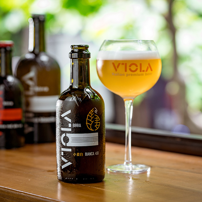 viola维奥拉 意式风情 小麦白啤 精酿啤酒 355ml*6瓶