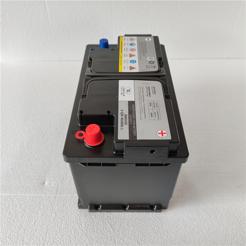 上汽通用别克原装agm80ah汽车电瓶适配君威君越汽车电瓶