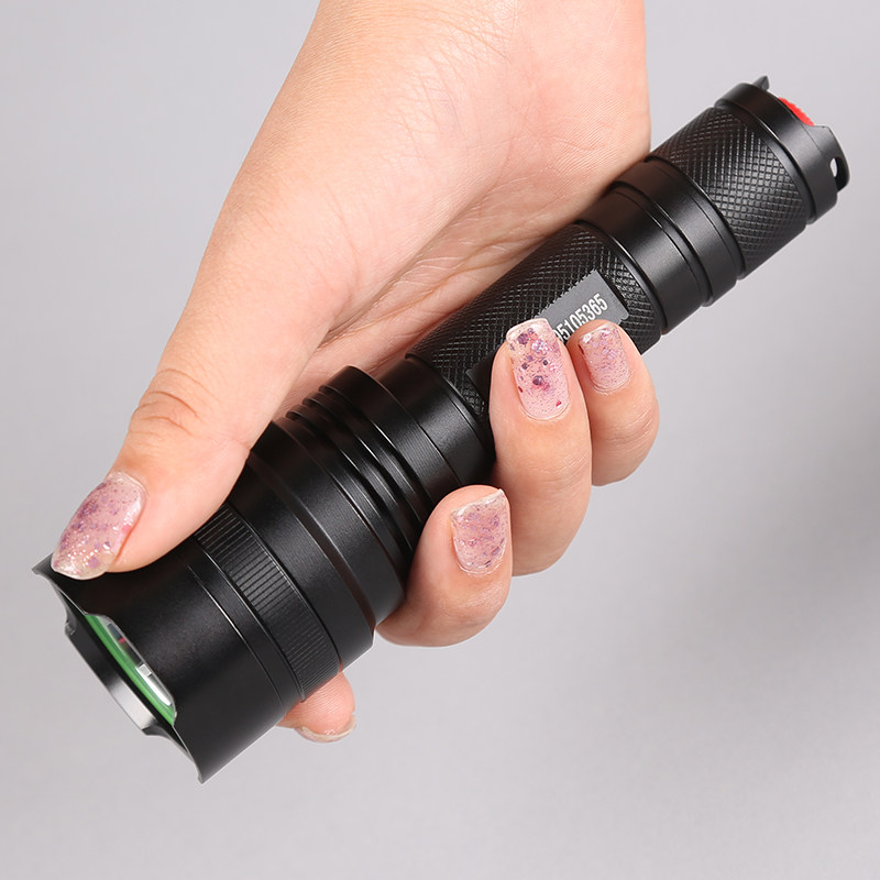 superfire强光手电c8充电远射家用迷你防身led手电筒