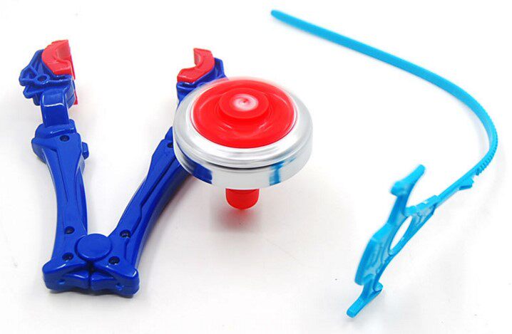 手柄陀螺魔幻2代全套旋风玩具儿童拉线男孩陀螺