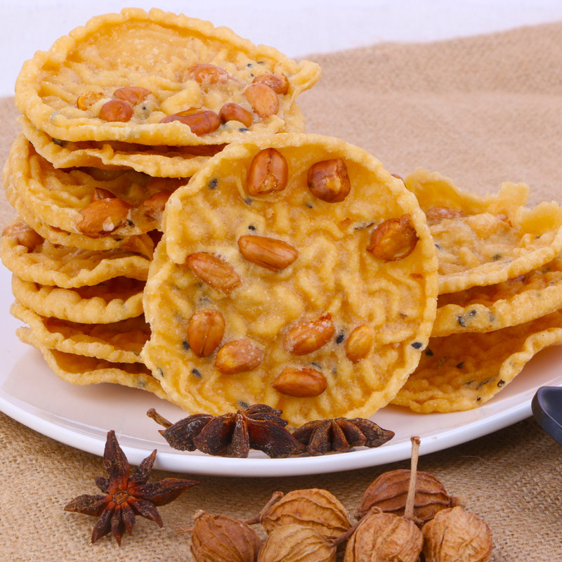 铁勺梅州客家特产罗岗贵和兴板铜萝烧油炸油炸锅传统中式糕点