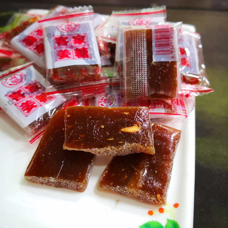 姜糖梅州客家特产畲江李万盛万盛芝麻花生小包传统中式糕点