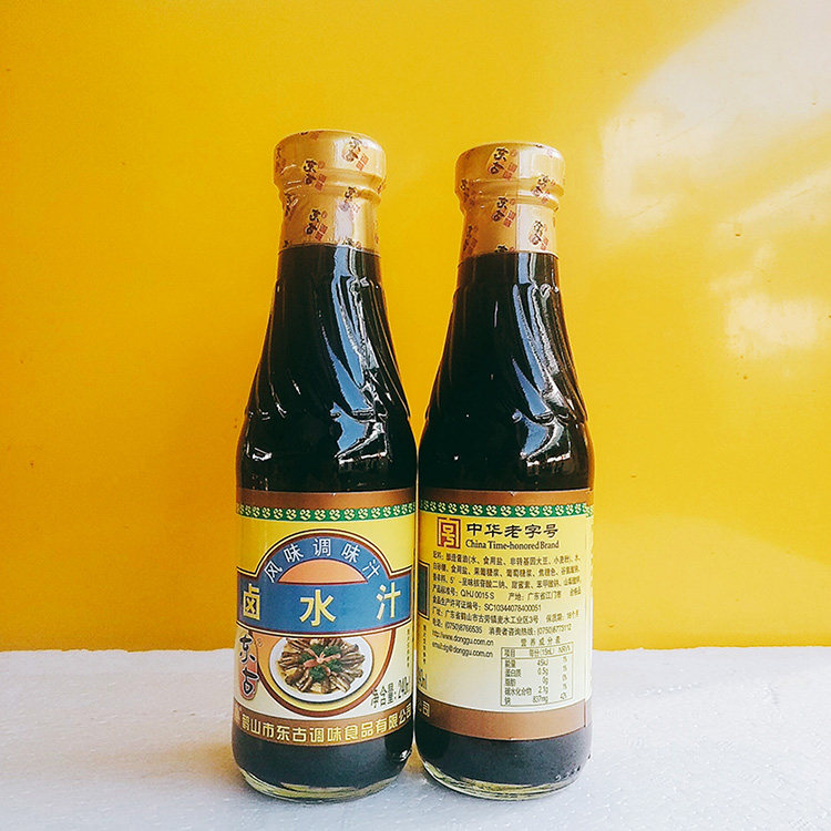 瓶装东古卤水240ml卤汁料包密制荤素卤鸭鸡翅酱油