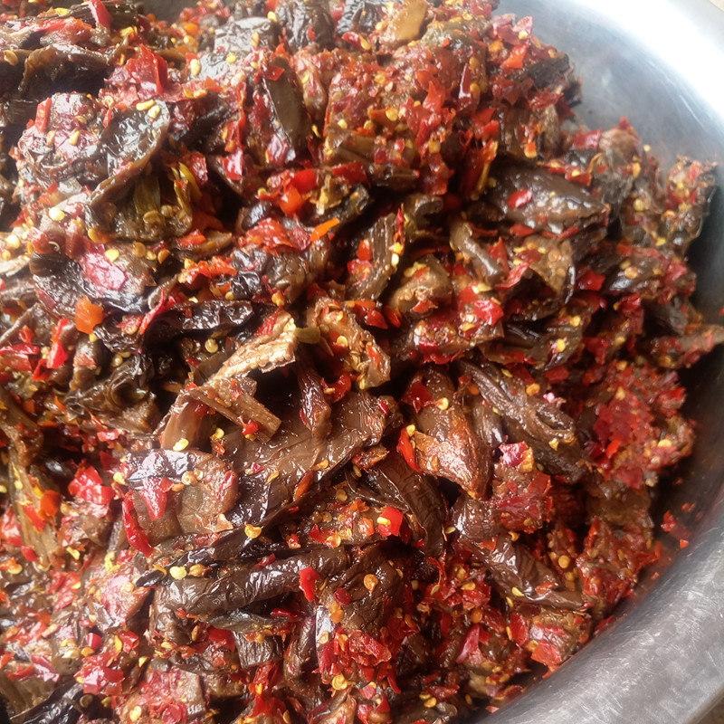 茄子邵东味道坛子杂菜邵阳特产扎咸脱水蔬菜