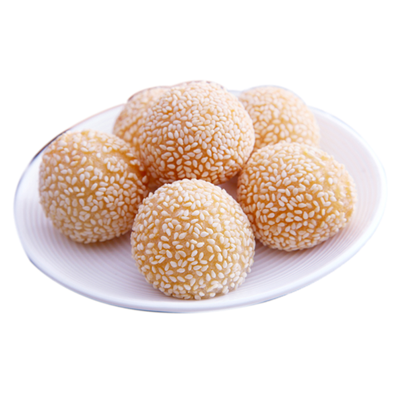 芝麻球速速冻油炸小吃吃早餐豆沙馅小麻团点心传统糕点