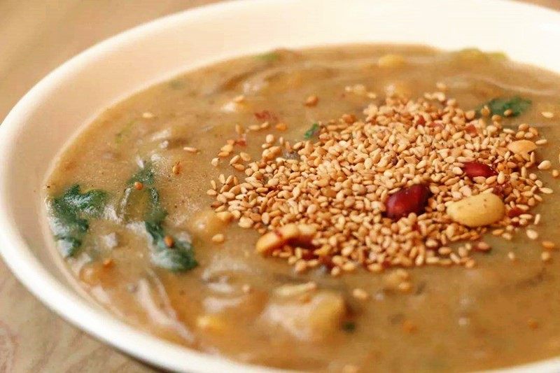 特产邯郸五香豆沫粉500g小米粉豆沫张占兴送芝麻盐包邮