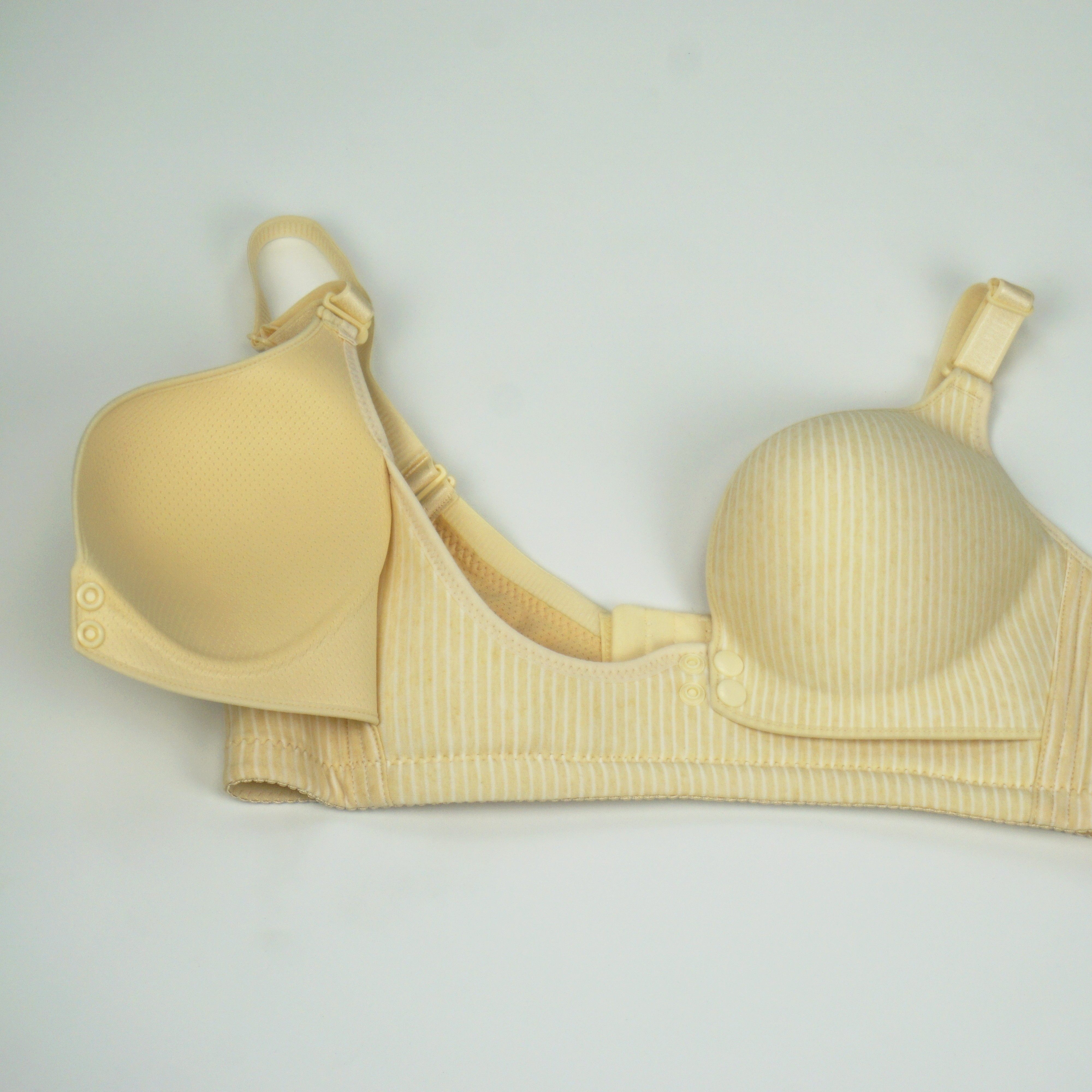 无钢圈纯棉辅哺乳文胸内衣喂奶防下垂孕妇产后聚拢防外溢母乳胸罩