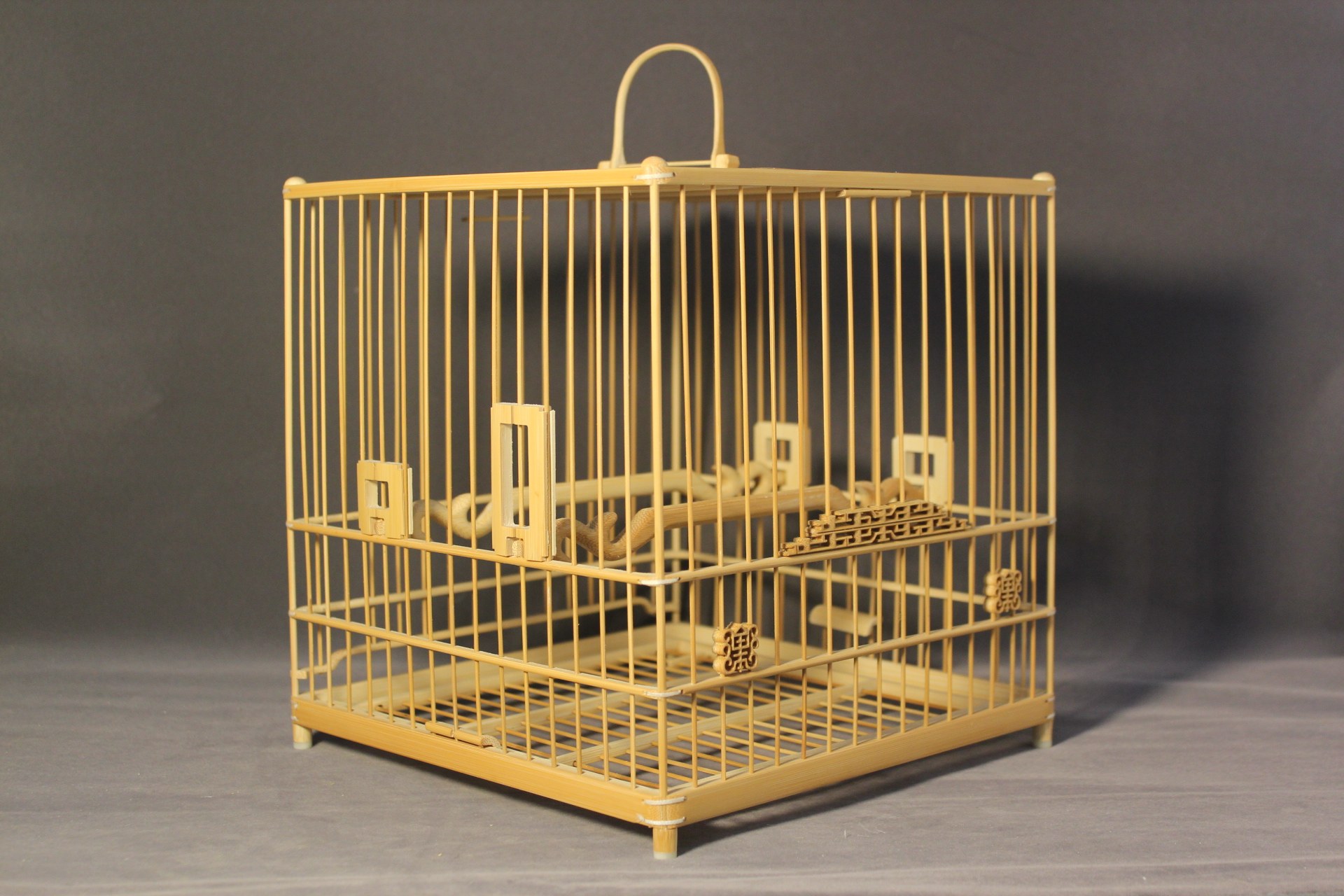 南京绣眼方精工绣眼鸟笼小镶顶全留亮笼板笼笼子