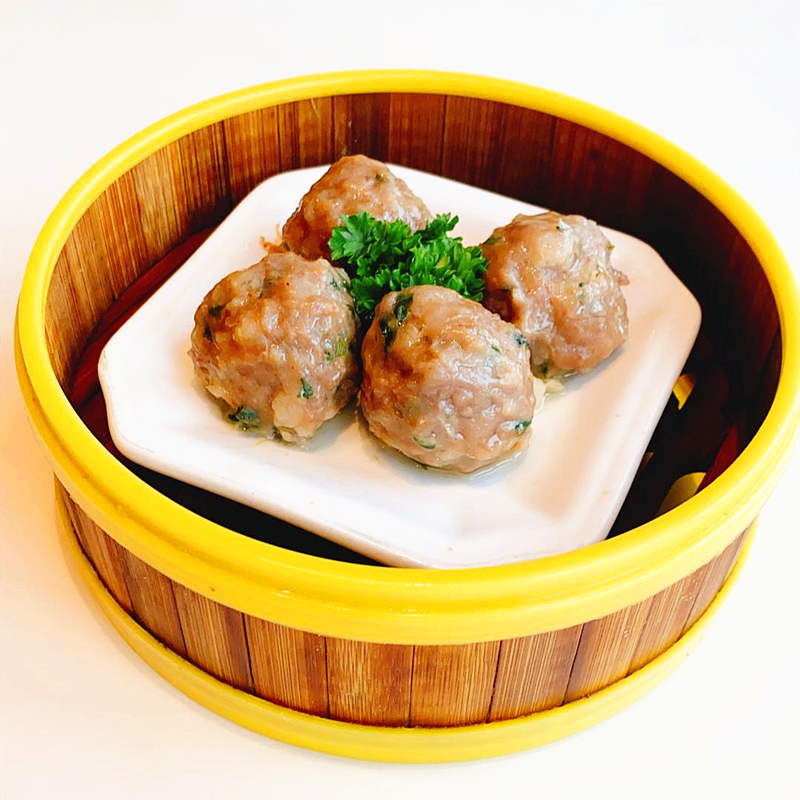 金早绿点广东特色早茶点心速冻烧卖香菜牛肉丸广式下午茶早餐760g