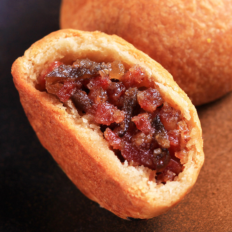 滇二娃云腿月饼中秋尊礼100克*10个滇式火腿月饼零食糕点云南特产